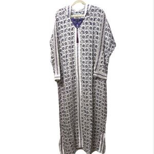 NWT MOON LADY Hooded Moon Goddess Caftan Dress XXL